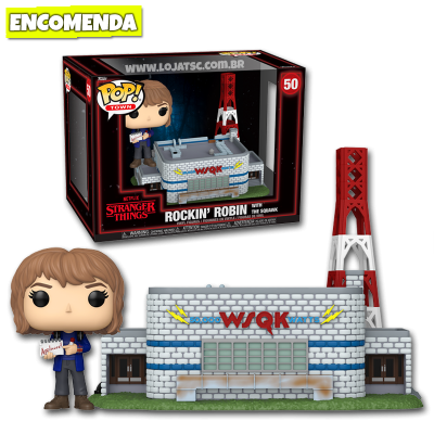 PRÉ-VENDA: Funko Pop! Town Stranger Things 5 - Rockin' Robin with the Squawk 50