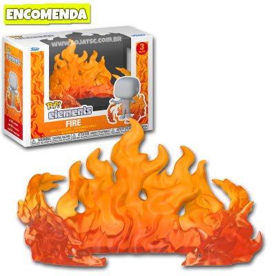 PRÉ-VENDA: Funko Pop! Display Accessory Elements - Fire