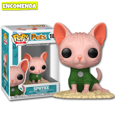 PRÉ-VENDA: Funko Pop! Pets Cat - Sphinx 18