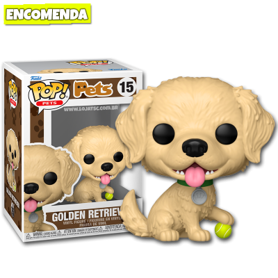 PRÉ-VENDA: Funko Pop! Pets - Golden Retriever 15