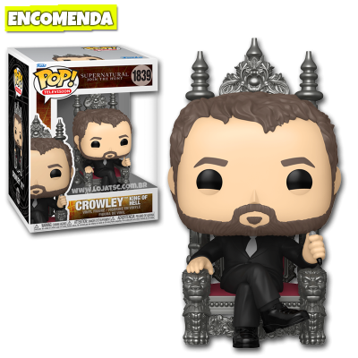 PRÉ-VENDA: Funko Pop! Premium Supernatural - Crowley King of Hell 1839