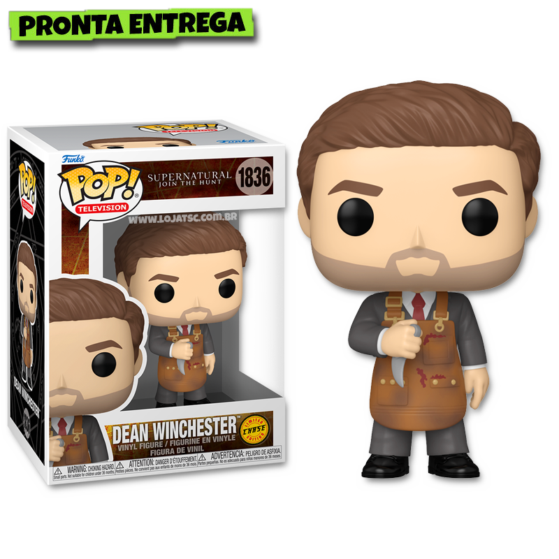 Funko Pop! Supernatural - Dean Winchester 1836 CHASE - Loja TSC