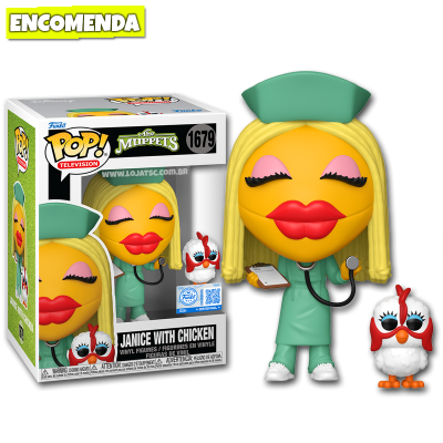 PRÉ-VENDA: Funko Pop! The Muppets - Janice with Chicken 1679