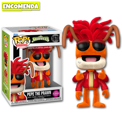 PRÉ-VENDA: Funko Pop! The Muppets - Pepe the Prawn 1678 Flocked
