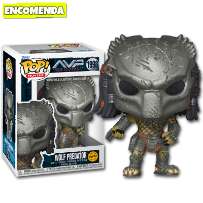 PRÉ-VENDA: Funko Pop! Aliens vs Predator - Wolf Predator 1998 CHASE