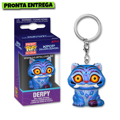 Funko Pop! Chaveiro Guerreiras do K-Pop Huntrix Demon Hunters - Derpy
