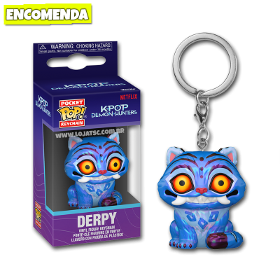 PRÉ-VENDA: Funko Pop! Chaveiro Guerreiras do K-Pop Huntrix Demon Hunters - Derpy
