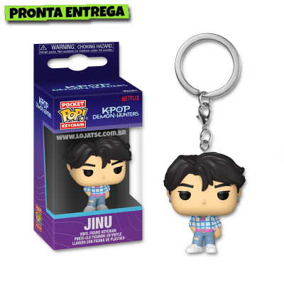 Funko Pop! Chaveiro Guerreiras do K-Pop Huntrix Demon Hunters - Jinu