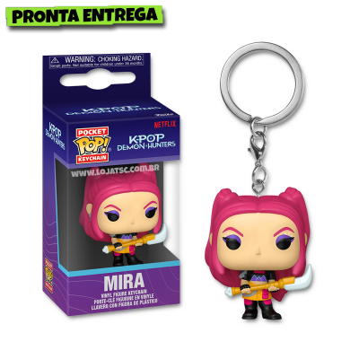 Funko Pop! Chaveiro Guerreiras do K-Pop Huntrix Demon Hunters - Mira