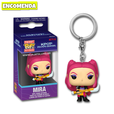 PRÉ-VENDA: Funko Pop! Chaveiro Guerreiras do K-Pop Huntrix Demon Hunters - Mira