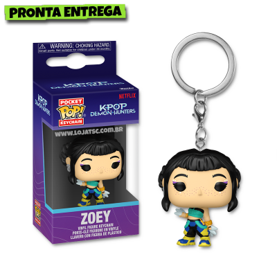 Funko Pop! Chaveiro Guerreiras do K-Pop Huntrix Demon Hunters - Zoey