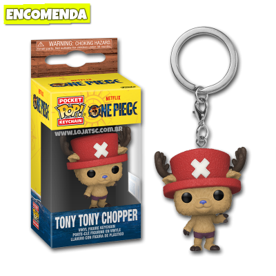 PRÉ-VENDA: Funko Pop! Chaveiro One Piece Live Action - Tony Tony Chopper