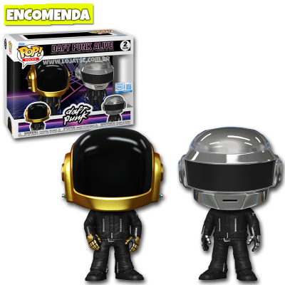 PRÉ-VENDA: Funko Pop! Daft Punk Alive 2Pk