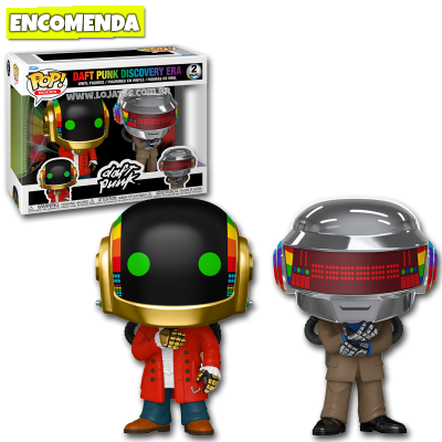 PRÉ-VENDA: Funko Pop! Daft Punk Discovery Era 2Pk