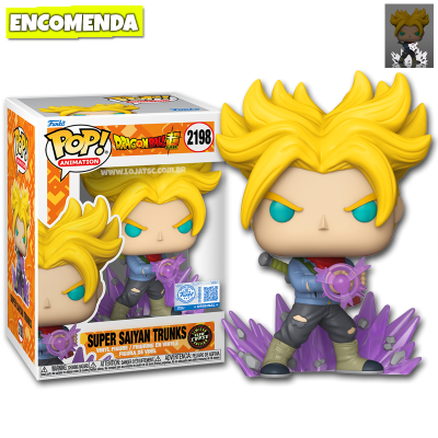 PRÉ-VENDA: Funko Pop! Dragon Ball - Super Saiyan Trunks 2198 CHASE GITD
