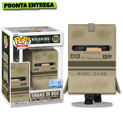 Funko Pop! Games: Metal Gear Solid - Snake in Box 1177