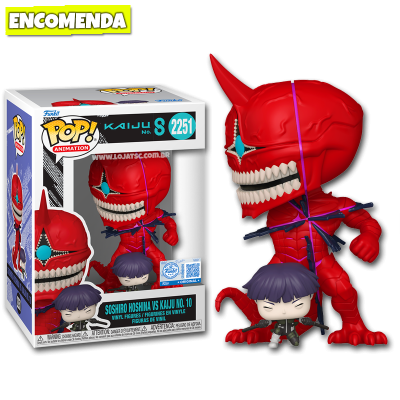 PRÉ-VENDA: Funko Pop! Kaiju No. 8 - Soshiro Hoshina vs Kaiju No. 10 2251