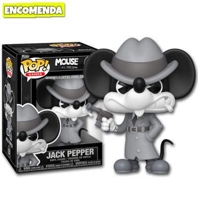 PRÉ-VENDA: Funko Pop! MOUSE P.I. For Hire - Jack Pepper 1154