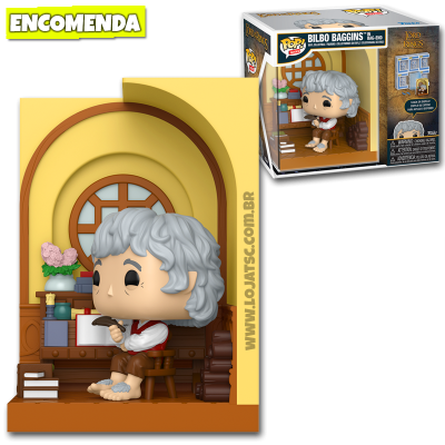 PRÉ-VENDA: Funko Pop! Nooks The Lord of the Rings - Bilbo Baggins in Bag-End