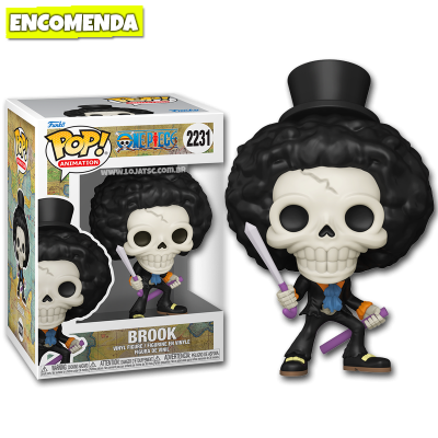 PRÉ-VENDA: Funko Pop! One Piece - Brook with Soul Solid 2231