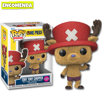 PRÉ-VENDA: Funko Pop! One Piece Live Action - Tony Tony Chopper 1883 Flocked