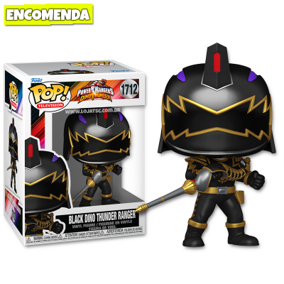 Funko Pop! Power Rangers Black Dino - Black Dino Thunder Ranger 1712