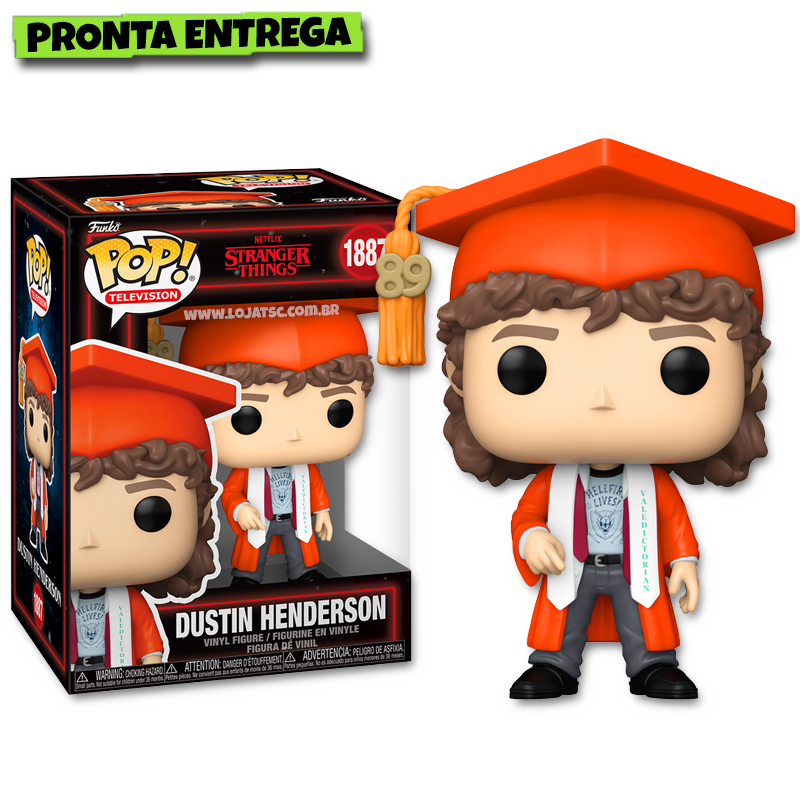 Funko Pop! Stranger Things Season 5 - Dustin Henderson 1887 - Loja TSC