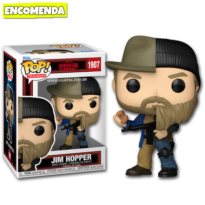 PRÉ-VENDA: Funko Pop! Stranger Things Split - Jim Hopper 1907