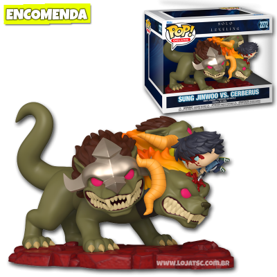 PRÉ-VENDA: Funko Pop! Deluxe Solo Leveling - Sung Jinwoo vs Cerberus 2272