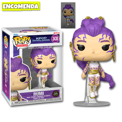 PRÉ-VENDA: Funko Pop! Guerreiras do K-Pop Huntrix Demon Hunters - Rumi 2430 GITD CHASE