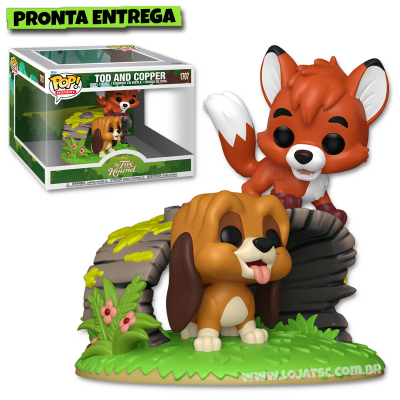 Funko Pop! Moment Papuça e Dentuça The Fox and the Hound - Tod and Copper 1707