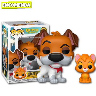 PRÉ-VENDA: Funko Pop! Oliver & Company - Dodger with Oliver 1705