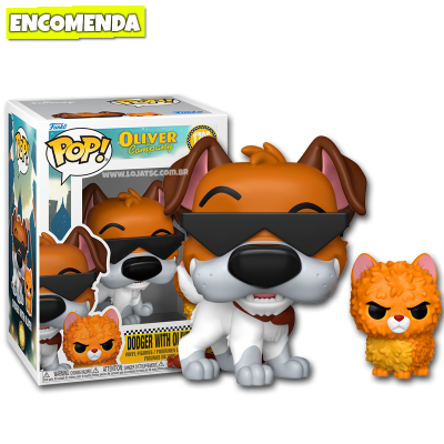 PRÉ-VENDA: Funko Pop! Oliver & Company - Dodger with Oliver 1705 CHASE