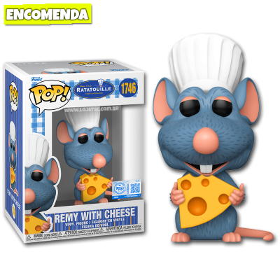 PRÉ-VENDA: Funko Pop! Ratatouille - Remy with Cheese 1746