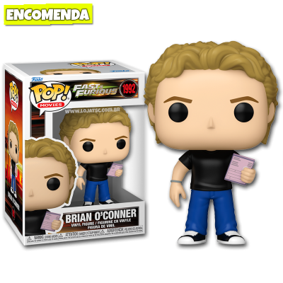 PRÉ-VENDA: Funko Pop! Fast & Furious - Brian O'Conner 1992