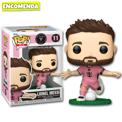 PRÉ-VENDA: Funko Pop! MLS Inter Miami - Lionel Messi 11 Pink Uniform