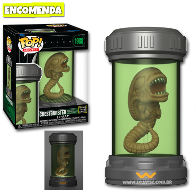PRÉ-VENDA: Funko Pop! Premium Alien - Chestburster 1988 Light Up