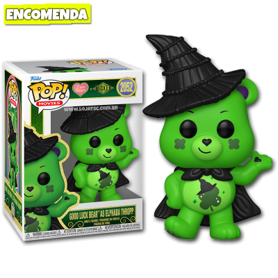 PRÉ-VENDA: Funko Pop! Care Bears x Wicked - Good Luck Bear as Elphaba Thropp 2052