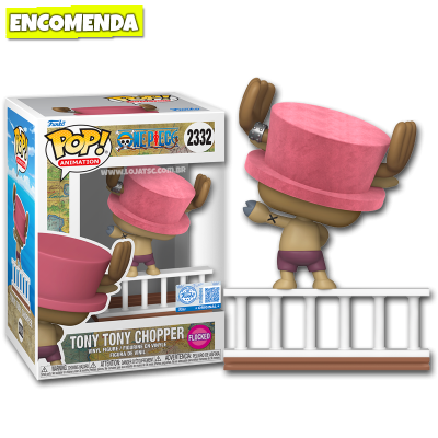 PRÉ-VENDA: Funko Pop! One Piece Straw Hat Pirates - Tony Tony Chopper Flocked 2332