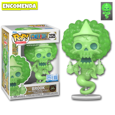 PRÉ-VENDA: Funko Pop! One Piece – Brook 2325 CHASE
