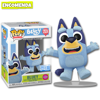 PRÉ-VENDA: Funko Pop! Bluey - Bluey Jumping 2524 Flocked