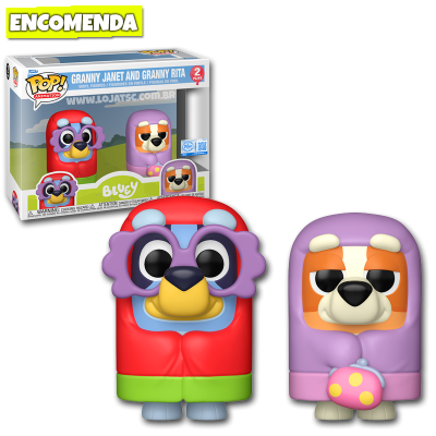 PRÉ-VENDA: Funko Pop! Bluey - Granny Janet and Granny Rita 2Pack