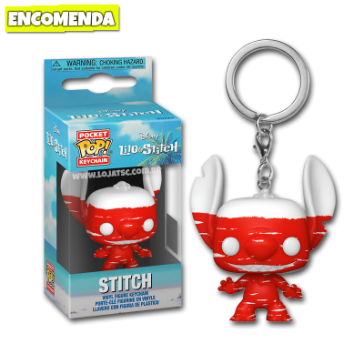 Funko Pop! Chaveiro Lilo & Stitch - Stitch Badness Level (Deco)