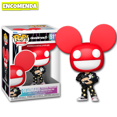 PRÉ-VENDA: Funko Pop! Deadmau5 - Deadmau5 Featuring Professor Meowingtons PhD 511