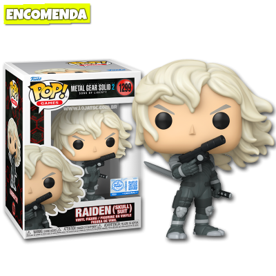 PRÉ-VENDA: Funko Pop! Games Metal Gear Solid 2: Sons of Liberty - Raiden (Skull Suit) 1299