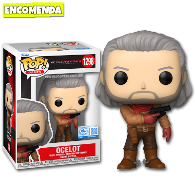 PRÉ-VENDA: Funko Pop! Games Metal Gear Solid V The Phantom Pain - Revolver Ocelot 1298