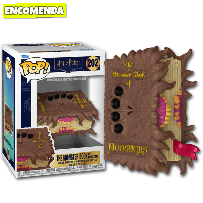 PRÉ-VENDA: Funko Pop! Harry Potter - The Monster Book of Monsters 202