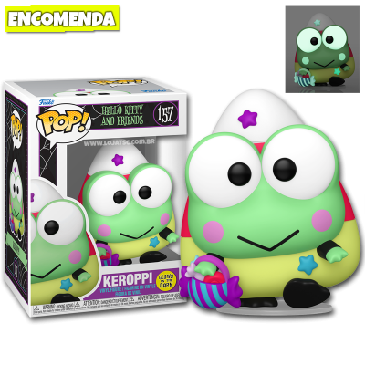PRÉ-VENDA: Funko Pop! Hello Kitty and Friends - Keroppi 157 GITD