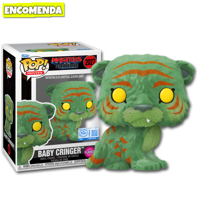 PRÉ-VENDA: Funko Pop! Masters of the Universe Live Action 2026 - Baby Cringer 2027 Flocked