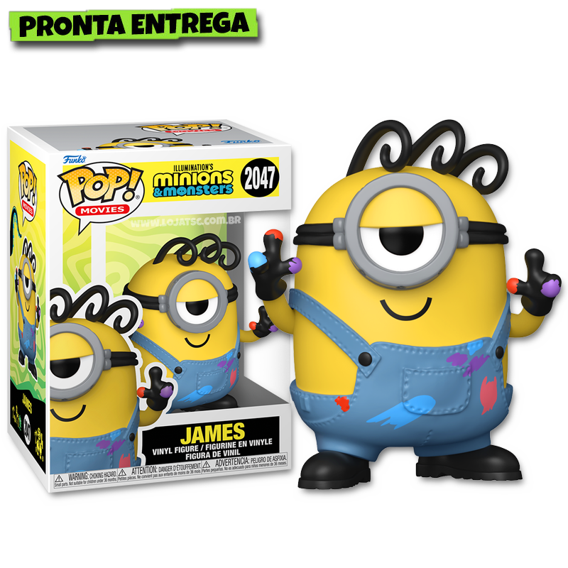 Funko Pop! Minions & Monsters - James 2047 - Loja TSC